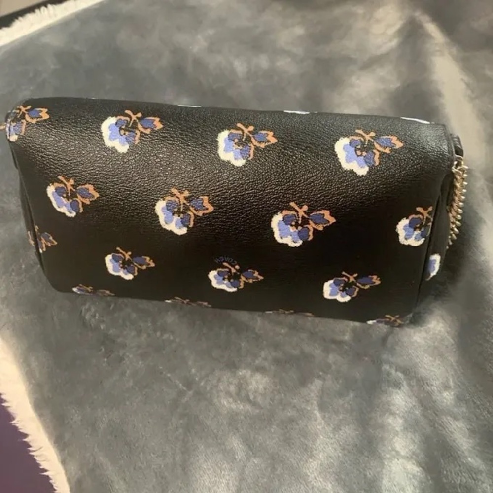 COACH Mini Bramble Rose F35909 Coated Canvas Crossbody/Shoulder/Clutch Bag - Picture 9 of 11